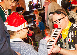 For over 150 children with disabilities from Latvia the first week of January culminated with a Christmas event at the Railway Museum in Riga.